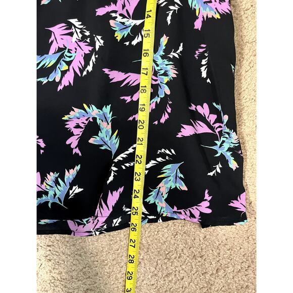 Women's Criss Cross Cotton On Floral Tank Top XS - Picture 4 of 5